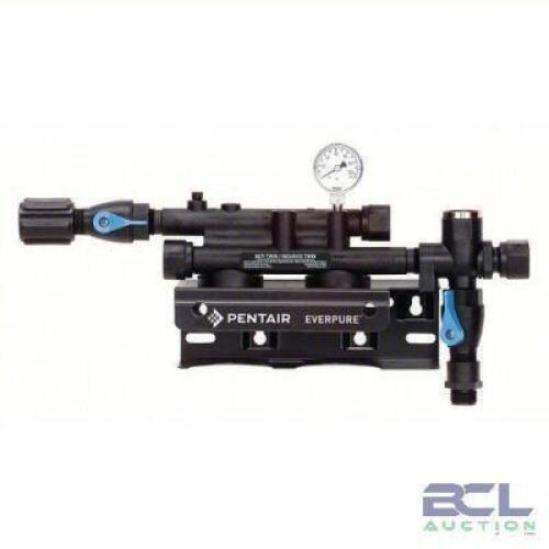 DESCRIPTION: (1) TWIN FILTER HEAD ASSEMBLY BRAND/MODEL: PENTAIR #5WFG8 INFORMATION: 3/4 IN, MNPT, 8 1/2 IN OVERALL HT, 5 1/2 IN OVERALL WD RETAIL$: $6