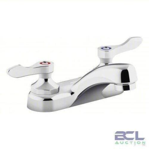 DESCRIPTION: (1) STRAIGHT SPOUT BATHROOM FAUCET BRAND/MODEL: KOHLER #493J97 INFORMATION: CHROME FINISH, 1 GPM FLOW RATE, TRITON BOWE RETAIL$: $167.55