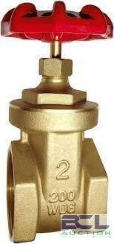 DESCRIPTION: (2) GATE VALVE BRAND/MODEL: ZEE LINE #ZE64 SIZE: 2" RETAIL$: $111.55 EA QTY: 2