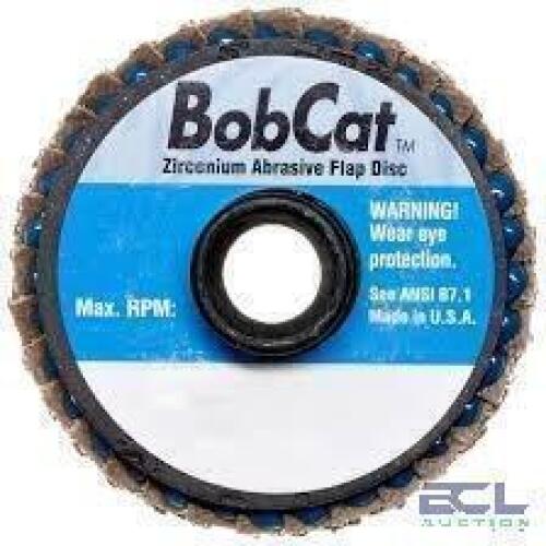 DESCRIPTION: (5) BOXES OF (10) TIGER DISCS - BOBCAT BRAND/MODEL: WEILER #60863677 INFORMATION: 40 Z GRIT, ANGLED FACE SIZE: 2" DIA RETAIL$: $58.99 EA