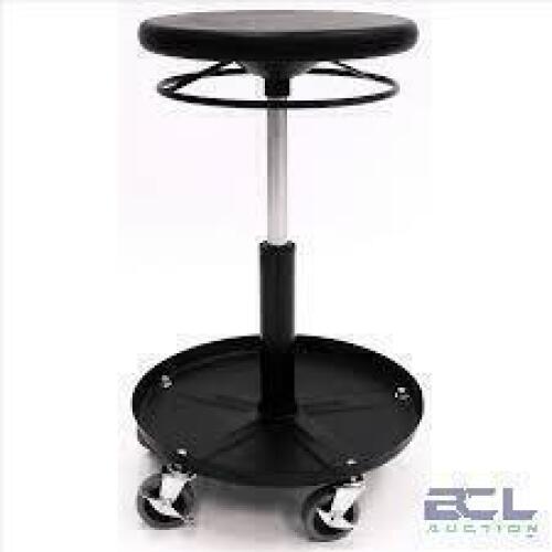 DESCRIPTION: (1) WELDING STOOL HIGH BRAND/MODEL: SHOPSOL #1010303 INFORMATION: BLACK RETAIL$: $275.99 EA QTY: 1