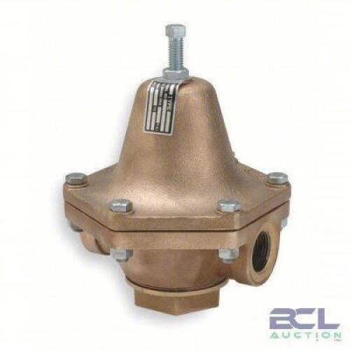 DESCRIPTION: (1) PRESSURE REGULATOR BRAND/MODEL: CASH VALVE #3PZJ1 INFORMATION: BRONZE, 2 IN INLET SIZE, 2 IN OUTLET SIZE SIZE: 9 1/4 IN LG, 12 IN HT