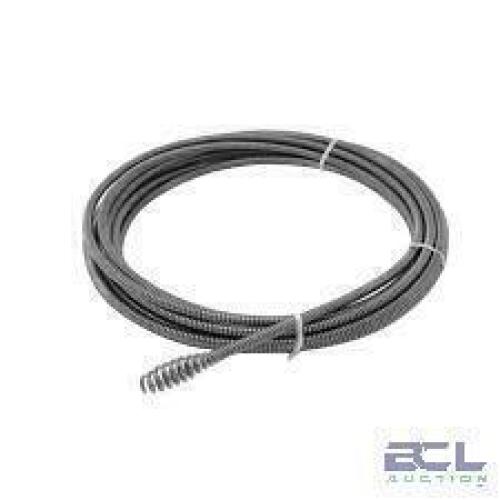 DESCRIPTION: (1) FLEXIBLE COIL, PLUNGER, DRAIN CLEANING CABLEBRAND/MODEL: RIDGIDSIZE: 3/8" X 75'RETAIL$: $488.44 EAQTY: 1