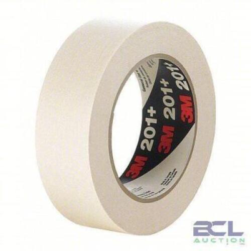DESCRIPTION: (24) ROLLS OF GENERAL USE MASKING TAPE BRAND/MODEL: 3M #201+ INFORMATION: WHITE SIZE: 1.41" X 60.1 YD RETAIL$: $216.47 TOTAL QTY: 24