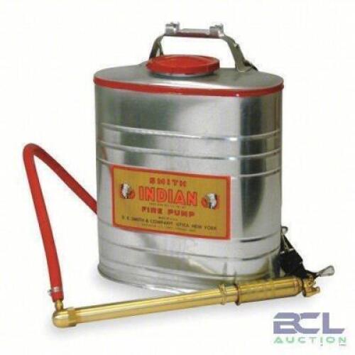 DESCRIPTION: (1) WILDLAND FIREFIGHTING PUMP BRAND/MODEL: INDIAN #3EJT3 INFORMATION: CARRYING TANK, GALVANIZED STEEL RETAIL$: $272.35 EA QTY: 1