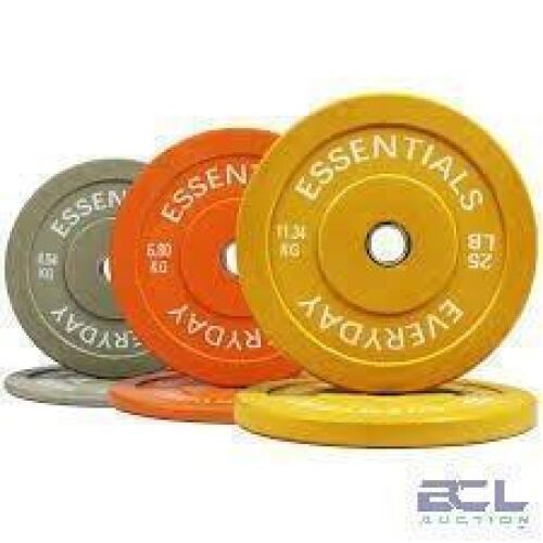 DESCRIPTION: (1) SET OF WEIGHTSBRAND/MODEL: EVERYDAY ESSENTIALSINFORMATION: INCLUDES (2) @ 10LB, (2) @ 15LB, (2) @ 25LBRETAIL$: $369.00 EAQTY: 1