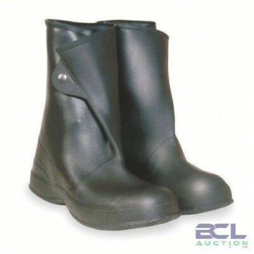 DESCRIPTION: (2) PAIRS OF MID-CALF OVERBOOT SHOE BRAND/MODEL: TALON TRAX #6AJ13 INFORMATION: BLACK, PLAIN, CHEVRON SIZE: SIZE 12 RETAIL$: $45.21 EA QT