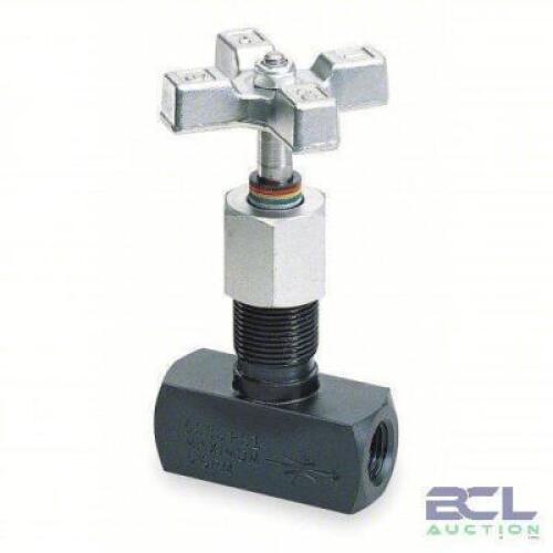 DESCRIPTION: (2) METERING VALVE BRAND/MODEL: PARKER #4DKA3 INFORMATION: 15 GPM MAX FLOW RATE, STEEL RETAIL$: $179.15 EA QTY: 2