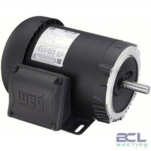 DESCRIPTION: (1) GENERAL PURPOSE MOTOR BRAND/MODEL: WEG #35JG09 INFORMATION: TOTALLY ENCLOSED FAN-COOLED, FACE/BASE MOUNT RETAIL$: $271.86 EA QTY: 1