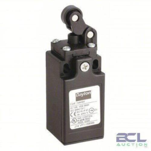 DESCRIPTION: (1) BOX OF (50) LIMIT SWITCH ROLLER ARM PLUNGER BRAND/MODEL: DAYTON #14H181 INFORMATION: NON-METALLIC RETAIL$: $58.71 PER SWITCH QTY: 1