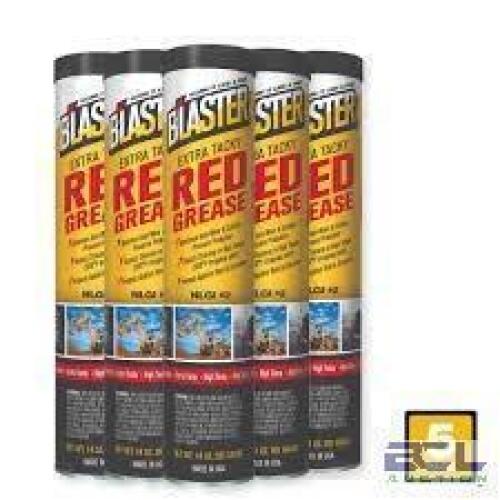 DESCRIPTION: (10) EXTRA TACKY RED GREASE BRAND/MODEL: BLASTER SIZE: 14 OZ RETAIL$: $19.56 EA QTY: 10