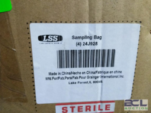 DESCRIPTION: (4) PACKS OF (250) SAMPLING BAGS BRAND/MODEL: LSS #24J928 INFORMATION: CLEAR, LDPE SIZE: 120 FL OZ CAPACITY RETAIL$: $262.29 TOTAL QTY: 4