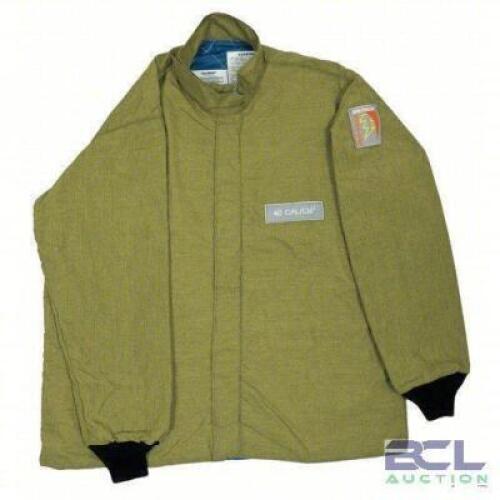 DESCRIPTION: (1) ARC FLASH JACKET BRAND/MODEL: SALISBURY #30L337 INFORMATION: GREEN SIZE: 3XL RETAIL$: $826.00 EA QTY: 1