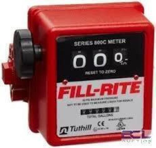DESCRIPTION: (1) MECHANICAL METER BRAND/MODEL: FILL-RITE #800C RETAIL$: $231.99 EA QTY: 1