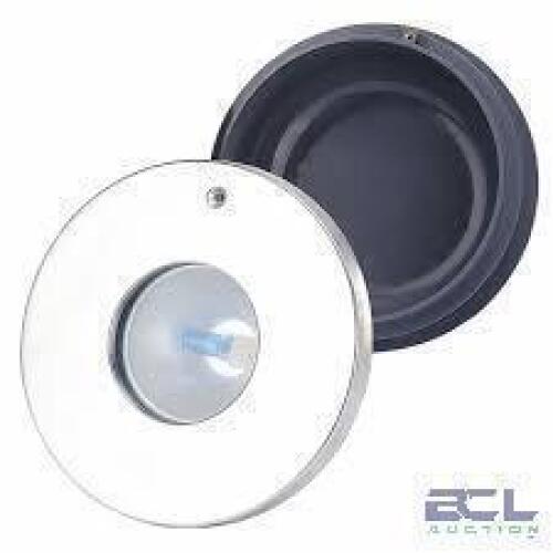 DESCRIPTION: (3) PLASTIC LAMP LIGHT HOUSING FOR POOL BRAND/MODEL: EMAUX #2ztk4 SIZE: 75W 12V DC RETAIL$: $174.08 EA QTY: 3