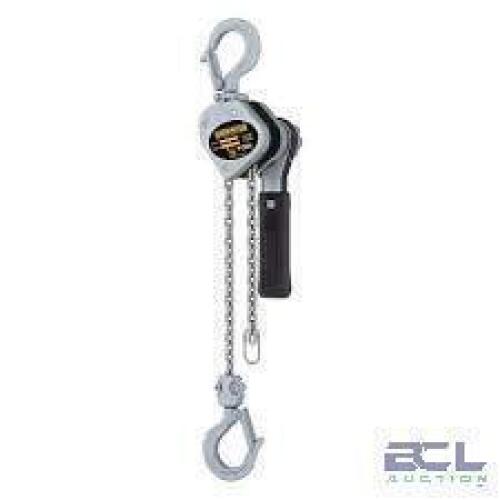 DESCRIPTION: (1) HAND CHAIN HOIST BRAND/MODEL: HARRINGTON #LX003-20 SIZE: 1/4 US TON 20 FT LIFT RETAIL$: $373.99 EA QTY: 1