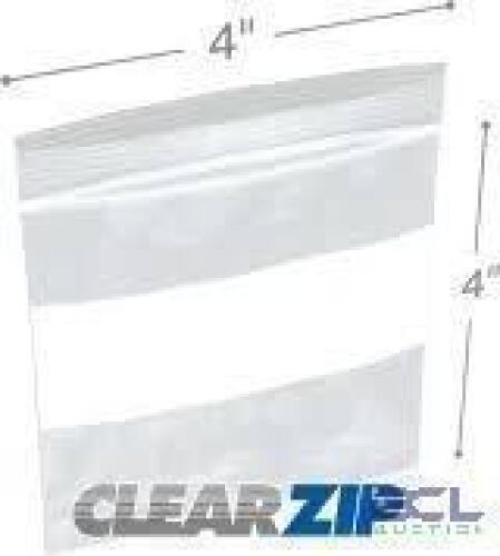 DESCRIPTION: (2) BOXES OF (1000) ZIP BAGS BRAND/MODEL: ZIPPIT #517J37 SIZE: 4X6 RETAIL$: $62.00 EA QTY: 2