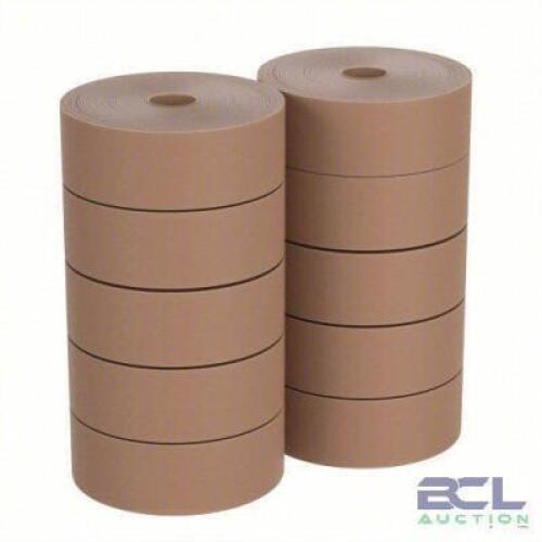 DESCRIPTION: (10) ROLLS OF WATER ACTIVATED PACKING TAPE BRAND/MODEL: IPG #23M180 INFORMATION: BROWN, KRAFT PAPER SIZE: 3 IN X 450 FT, 76.2 MM X 137.2