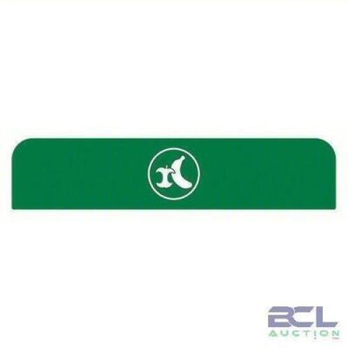 DESCRIPTION: (1) RECYCLING SYSTEM SIGN BRAND/MODEL: RUBBERMAID #48RA48 INFORMATION: GREE SIZE: 1 3/4 in Wd/Dia, 8 1/2 in Ht, Matte RETAIL$: $389.48 EA