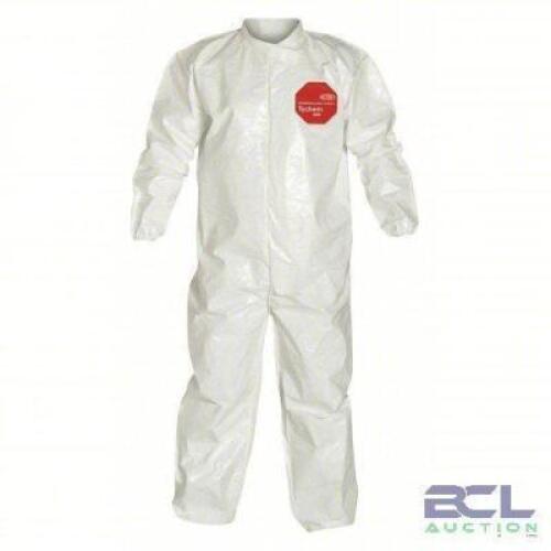 DESCRIPTION: (1) CASE OF (12) DISPOSABLE COVERALLS BRAND/MODEL: TYCHEM DUPONT #24ag30 SIZE: 2X RETAIL$: $440.29 EA QTY: 1