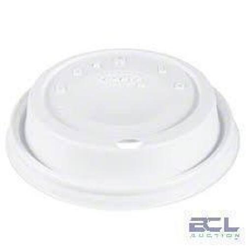 DESCRIPTION: (1) CASE OF (1000) CUP LIDS BRAND/MODEL: EMPRESS #E1020-DLW INFORMATION: WHITE SIZE: 10-20 OZ RETAIL$: $74.00 EA QTY: 1