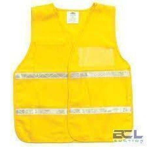 DESCRIPTION: (1) CASE OF (50) TRAFFIC VEST BRAND/MODEL: CONDOR #191R94A INFORMATION: YELLOW SIZE: ONE SIZE FITS ALL RETAIL$: $125.00 EA QTY: 1