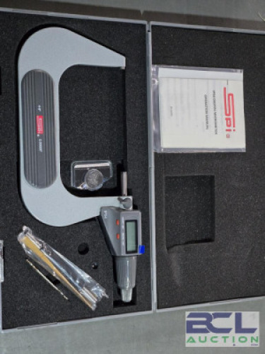 DESCRIPTION: (1) ELECTRONIC OUTSIDE MICROMETER BRAND/MODEL: SPI 11-549-3 SIZE: 5" MAX RETAIL$: $255.80 QTY: 1