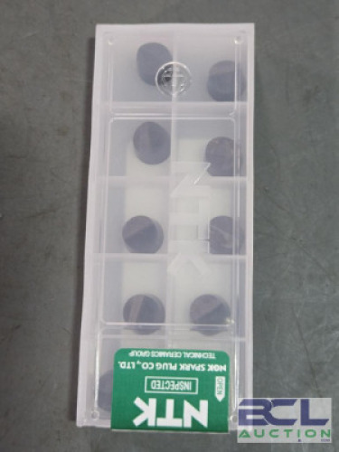 DESCRIPTION: (20)CERAMIC TURNING INSERTS BRAND/MODEL: NTK RCGX103P4815 RETAIL$: $519.80 QTY: 20