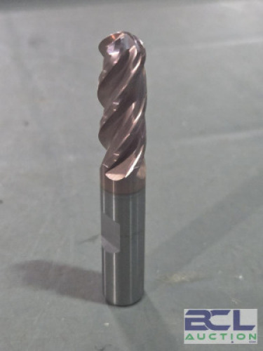 DESCRIPTION: (2) SOLID CARBIDE BALL END MILL BRAND/MODEL: ISCAR 3401269 SIZE: 3/8" DIA 2.5" LOC RETAIL$: $238.00 QTY: 2