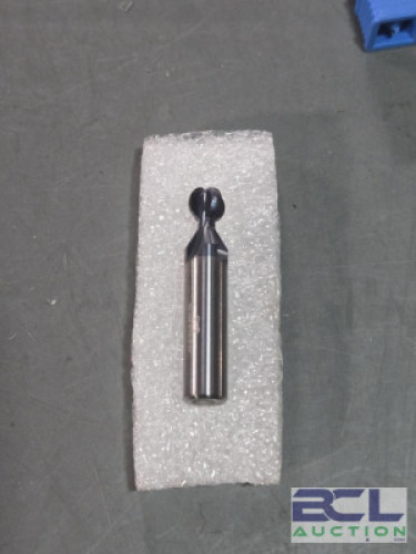 DESCRIPTION: (4) REGROUND CARBIDE BALL EBD MILLS BRAND/MODEL: GWS TM-3558 SIZE: 5/16" DIA .25" LOC RETAIL$: $191.96 QTY: 4