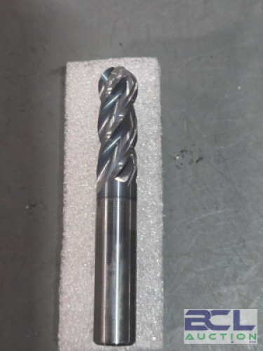 DESCRIPTION: (2) SOLID CARBIDE GP BALL END MILL BRAND/MODEL: FULLERTON 34097 SIZE: 3/8" DIA RETAIL$: $109.38 QTY: 2