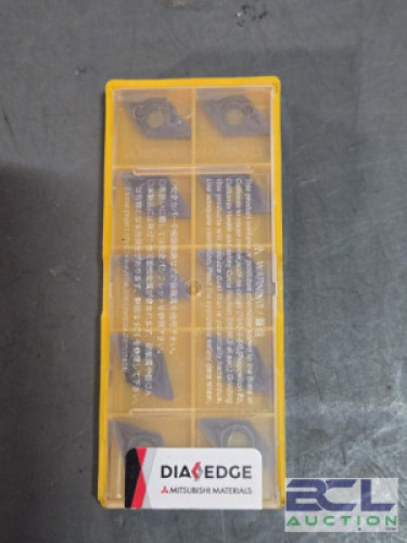 DESCRIPTION: (30) CARBIDE TURNING INSERTS BRAND/MODEL: MITSUBISHI DCGT11T308-MJ VP10RT RETAIL$: $479.10 QTY: 30
