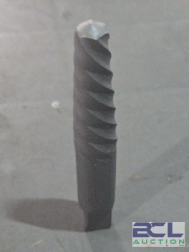 DESCRIPTION: (4) SPIRAL FLUTE SCREW EXTRATORS BRAND/MODEL: CLEVELAND C53655 SIZE: #5 FOR 9/16" TO 3/4" SCREWS RETAIL$: $46.08 QTY: 4