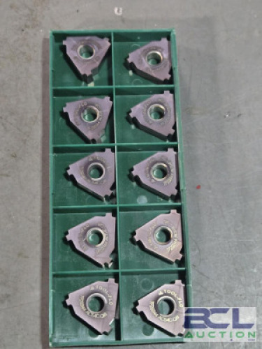 DESCRIPTION: (10) L54 4P LAY FLAT GROOVING INSERTS BRAND/MODEL: TOOL FLO TF29345AC54C RETAIL$: $178.90 QTY: 10
