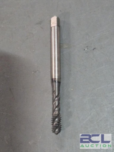 DESCRIPTION: (3) COBALT SPIRAL FLUTE BOTTOMING TAP BRAND/MODEL: EMUGE BU50C400.5009 SIZE: 1/4-20 UNC RETAIL$: $191.16 QTY: 3