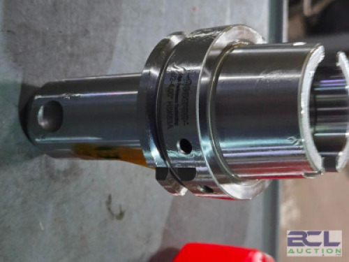 DESCRIPTION: (1) HSK63A END MILL HOLDER BRAND/MODEL: ACCUPRO 92149053 SIZE: 4" PROJ 1-1/4" NOSE DIA RETAIL$: $314.88 QTY: 1