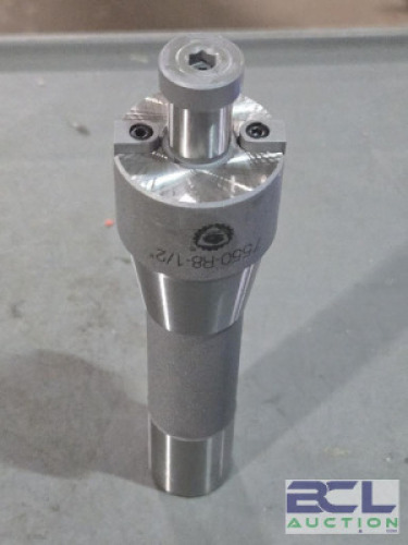 DESCRIPTION: (1) R8 TAPER SHANK SHELL MILL HOLDER BRAND/MODEL: VC 08454217 SIZE: 1/2" PILOT RETAIL$: $84.61 QTY: 1