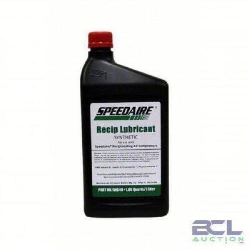DESCRIPTION: (4) RECIP LUBRICANT BRAND/MODEL: SPEEDAIRE #1WG49 SIZE: 1 QT RETAIL$: $45.23 EA QTY: 4