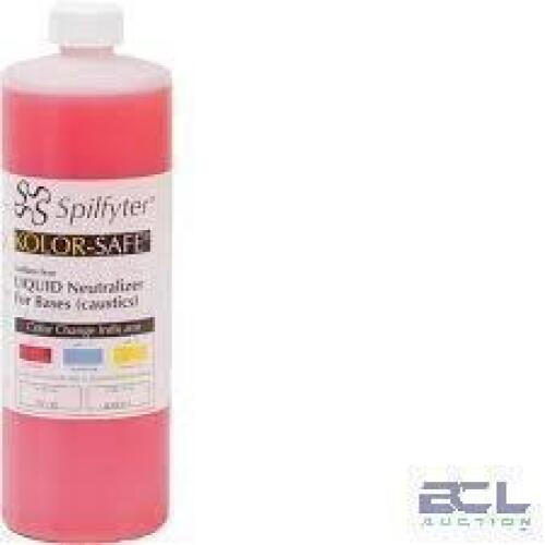 DESCRIPTION: (6) LIQUID NEUTRALIZER FOR BASES BRAND/MODEL: SPILFYTER KOLOR SAFE SIZE: 1 QT RETAIL$: $25.87 EA QTY: 6