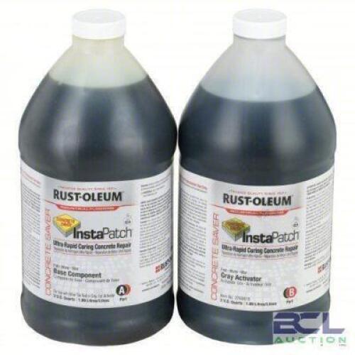 DESCRIPTION: (1) INSTAPATCH ULTRA-RAPID CURING CONCRETE REPAIR BRAND/MODEL: RUST-OLEUM #30RK20 INFORMATION: 2 PARTS SIZE: 1 GAL RETAIL$: $250.00 QTY: