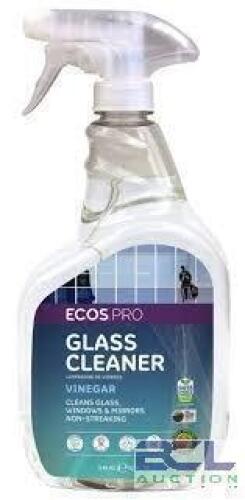 DESCRIPTION: (6) GLASS CLEANER BRAND/MODEL: ECOS PRO #4TKD9 INFORMATION: VINEGAR SIZE: 32 OZ RETAIL$: $6.62 EA QTY: 6