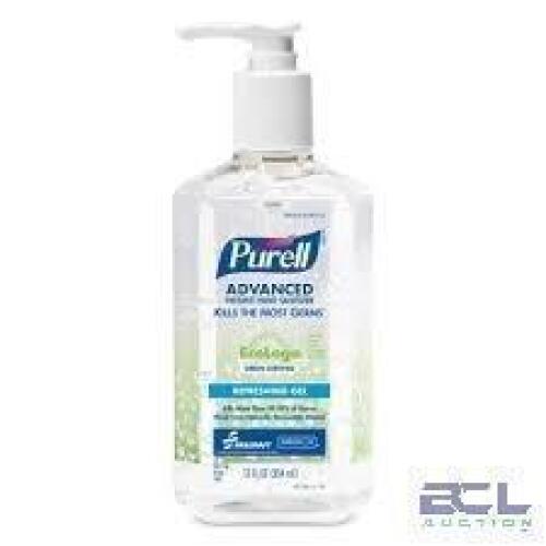 DESCRIPTION: (1) CASE OF (12) ADVANCED GREEN CERTIFIED INSTANT HAND SANITIZER GEL BRAND/MODEL: PURELL SKILCRAFT #3143-0145 SIZE: 12 OZ RETAIL$: $56.25