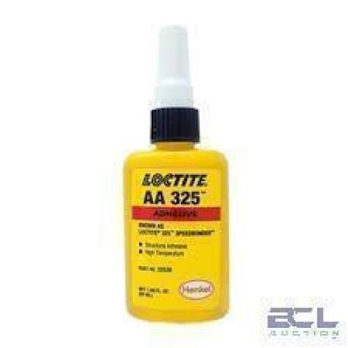 DESCRIPTION: (6) ADHESIVE BRAND/MODEL: LOCTITE AA 325 SIZE: 1.89 FL OZ RETAIL$: $21.72 EA QTY: 6