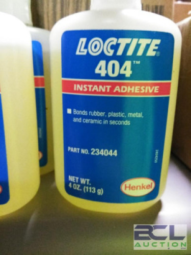 DESCRIPTION: (4) INSTANT ADHESIVE BRAND/MODEL: LOCTITE 404 #36D059 SIZE: 4 OZ RETAIL$: $244.17 EA QTY: 4