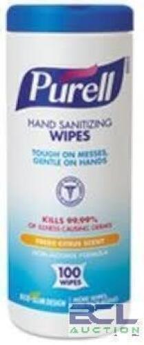 DESCRIPTION: (1) CASE OF (12) CANISTERS OF (100) SANITIZING WIPES BRAND/MODEL: PURELL SANITIZING RETAIL$: $70.00 EA QTY: 1