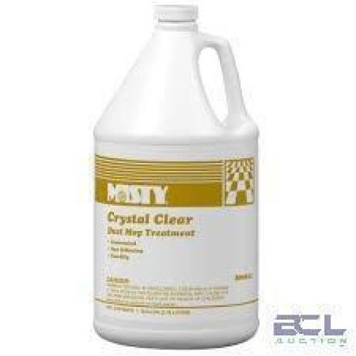 DESCRIPTION: (2) DUST MOP TREATMENT BRAND/MODEL: MISTY CRYSTAL CLEAR SIZE: 1 GALLON RETAIL$: $45.00 EA QTY: 2