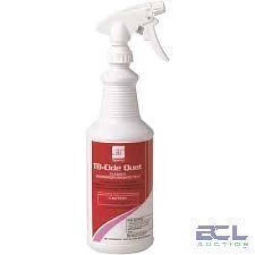 DESCRIPTION: (12) CLEANER DEODORIZER DISINFECTANT BRAND/MODEL: SPARTAN TB-CIDE QUAT RETAIL$: $6.00 EA QTY: 12