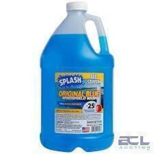 DESCRIPTION: (2) WINDSHIELD WASHER FLUID BRAND/MODEL: SPLASH ORIGINAL BLUE SIZE: 1 GALLON RETAIL$: $10.00 EA QTY: 2