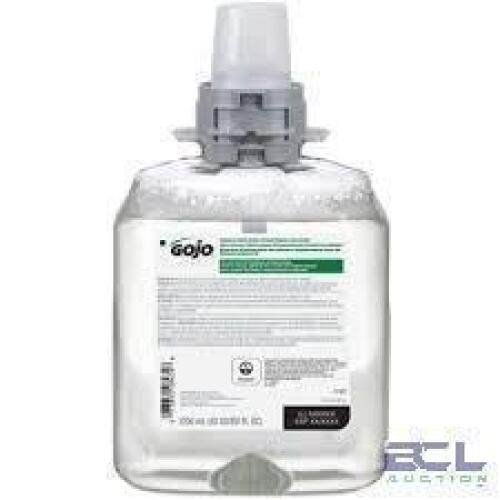 DESCRIPTION: (6) GREEN CERTIFIED FOAM HAND CLEANER BRAND/MODEL: GOJO SIZE: 1250 ML RETAIL$: $113.58 TOTAL QTY: 6