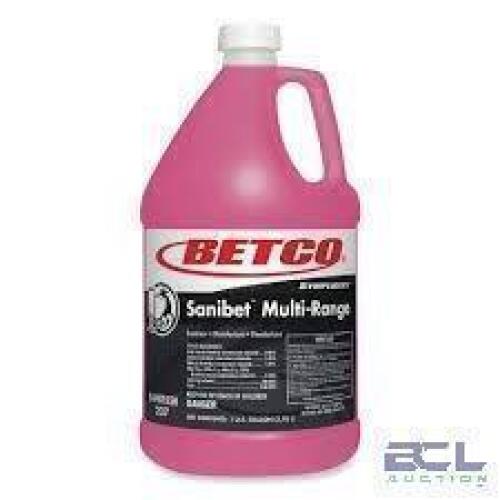 DESCRIPTION: (4) SANIBET MULTI-RANGE BRAND/MODEL: BETCO #23704-00 SIZE: 1 GALLON RETAIL$: $30.00 EA QTY: 4